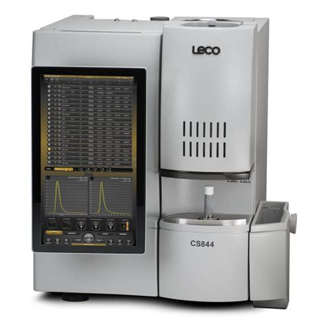 lab carbon sulfur analyzer|leco cs844 spec sheet.